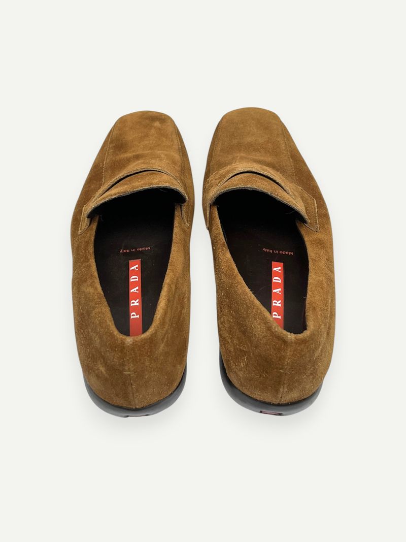 Brown Suede Loafers