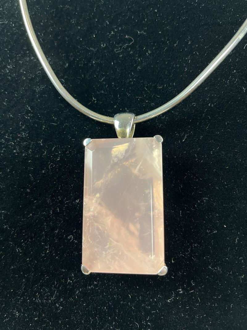 Pink Pendant Necklace