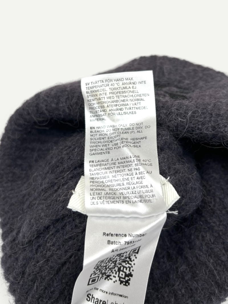 Okapi Dark Grey Beanie