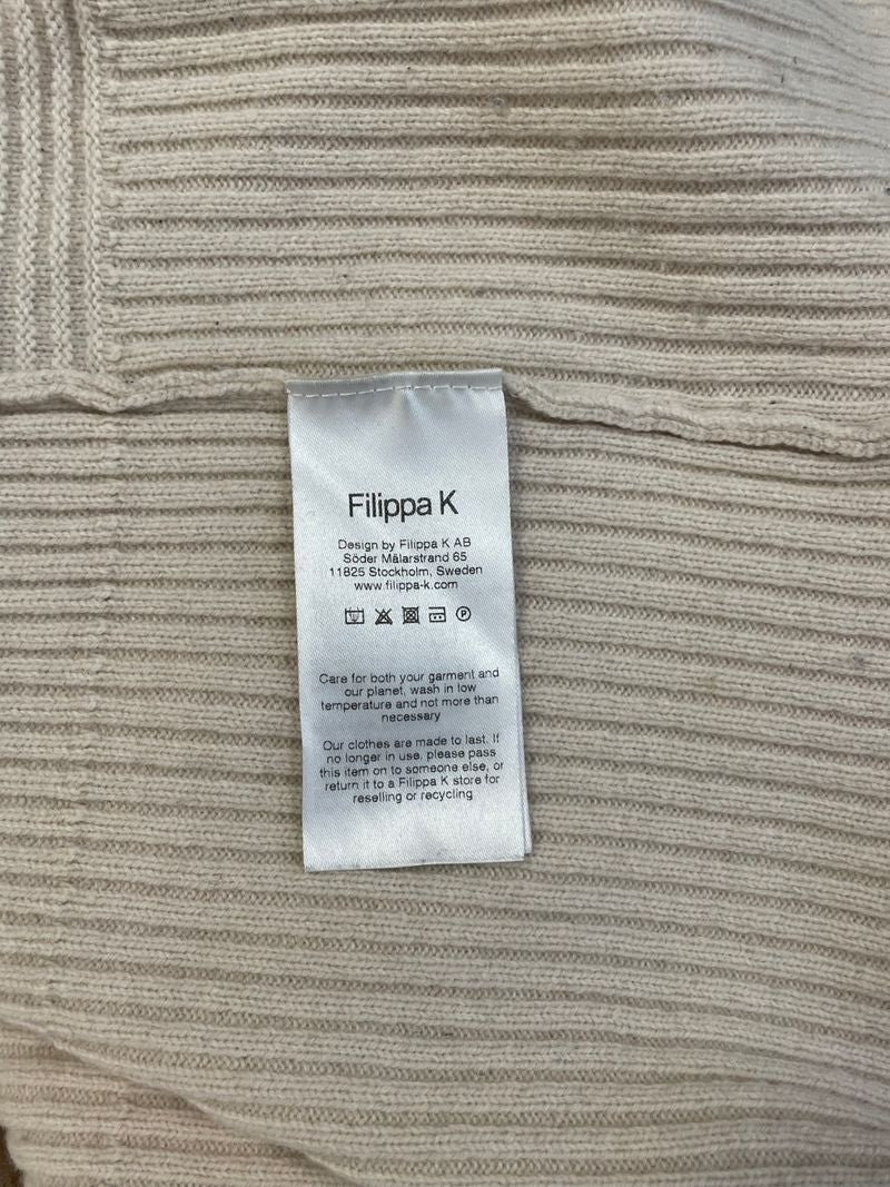 Cream Wool Blend Knit