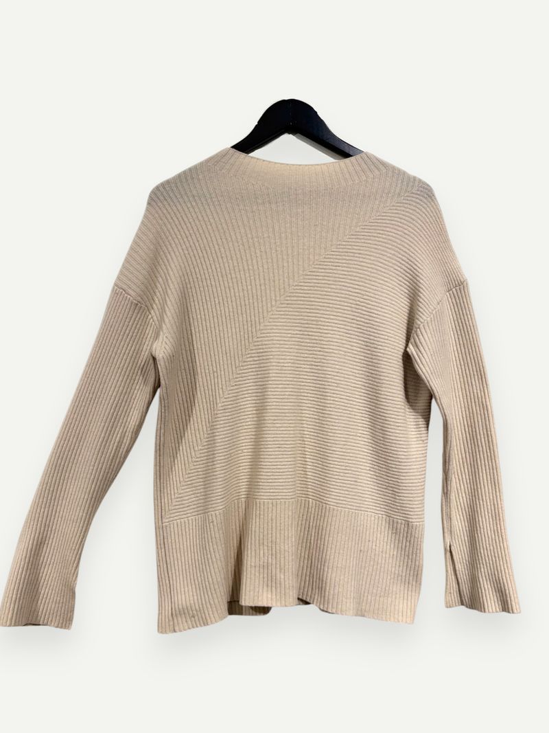 Cream Wool Blend Knit