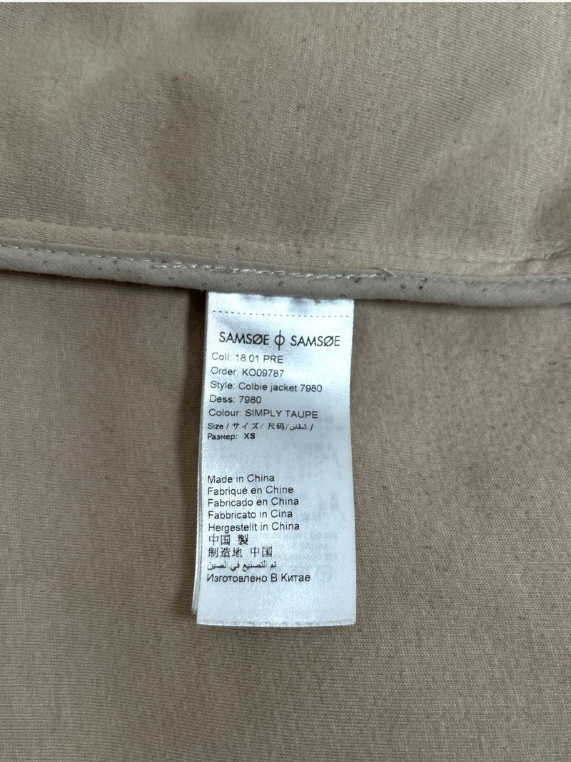 Colbie Jacket Beige Teddy