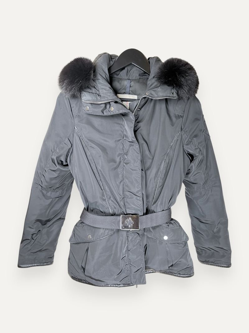 Black Belted Down Jacket