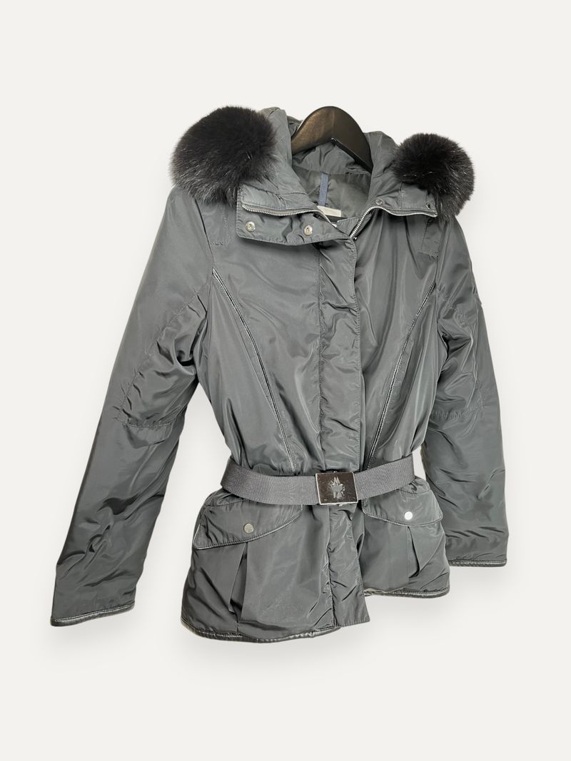 Black Belted Down Jacket