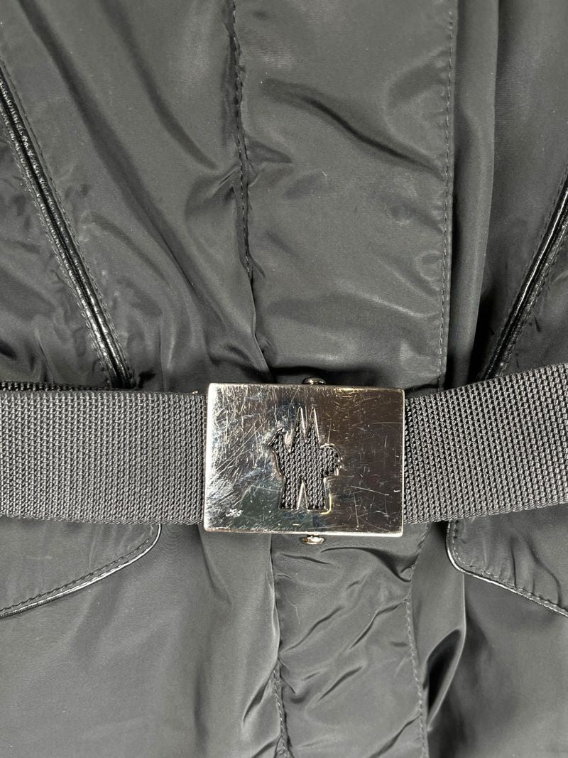 Black Belted Down Jacket