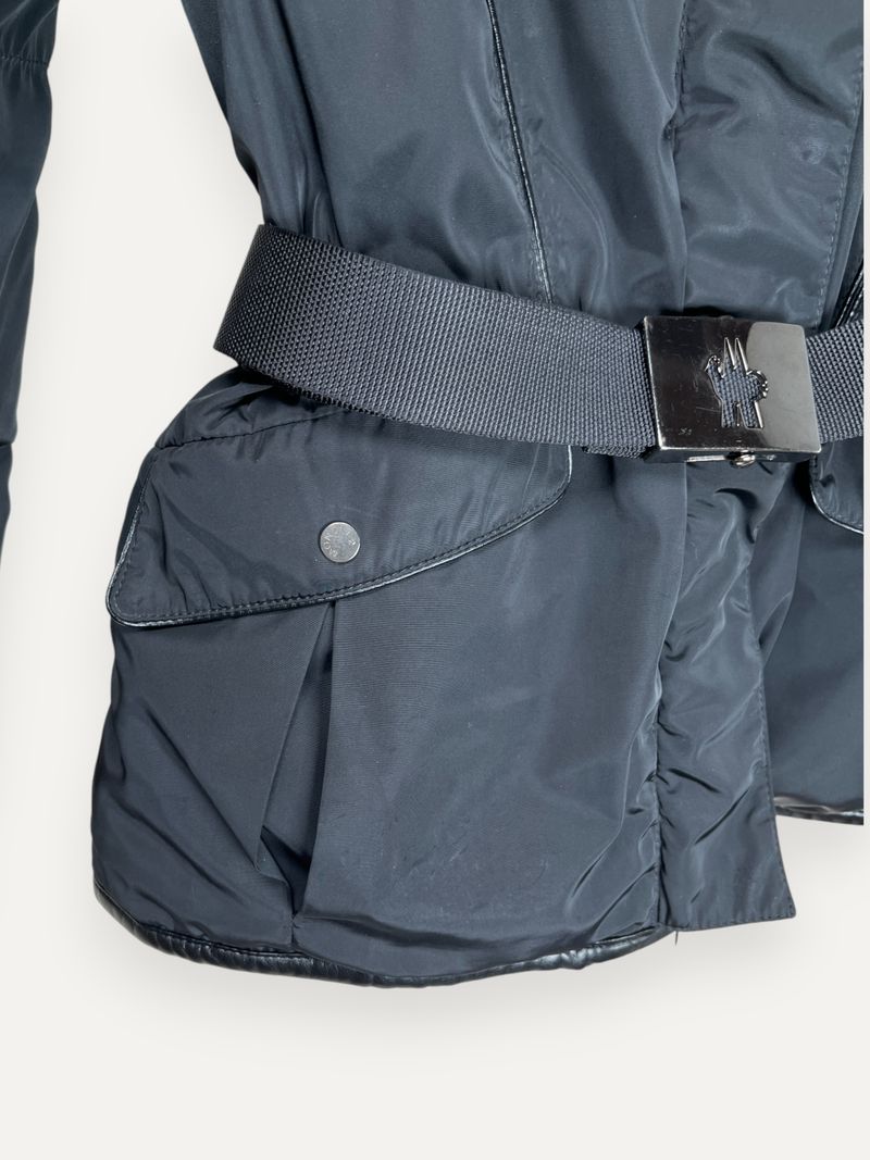 Black Belted Down Jacket