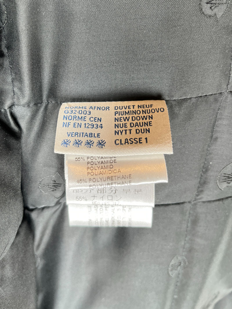 Black Belted Down Jacket