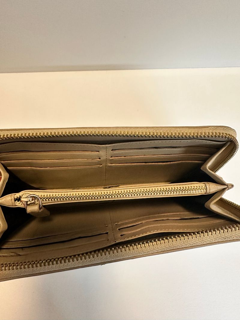 Bicolor Zip Wallet Wallet