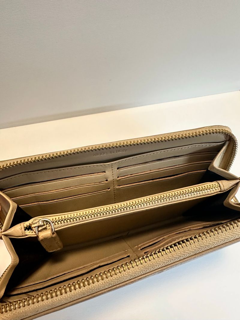 Bicolor Zip Wallet Wallet