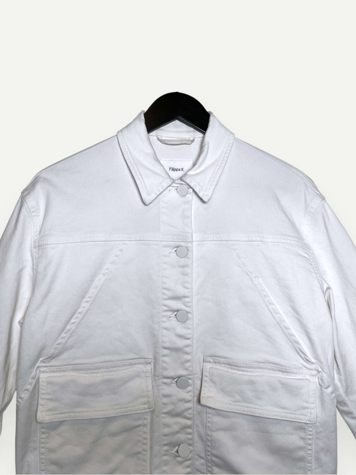 White Denim Jacket