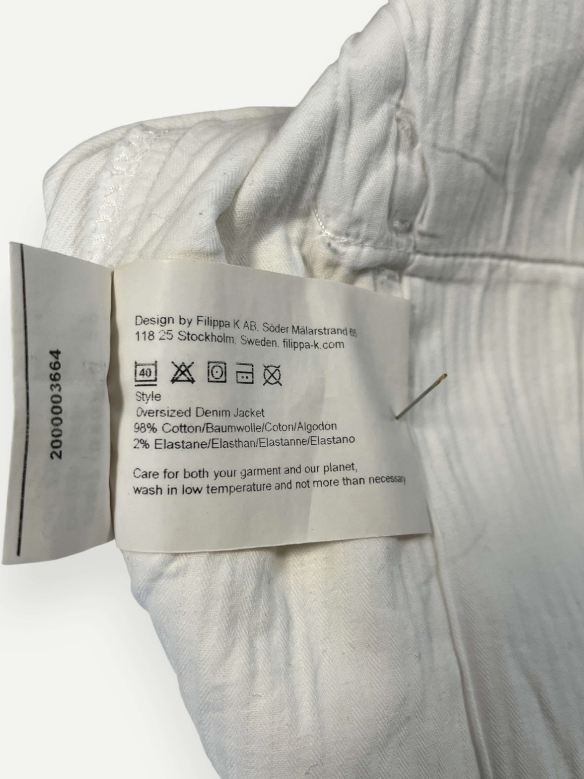 White Denim Jacket