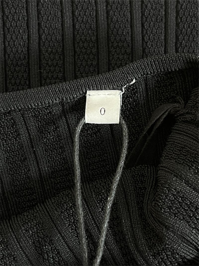 Faith Crystal-Embellished Black Halterneck Top