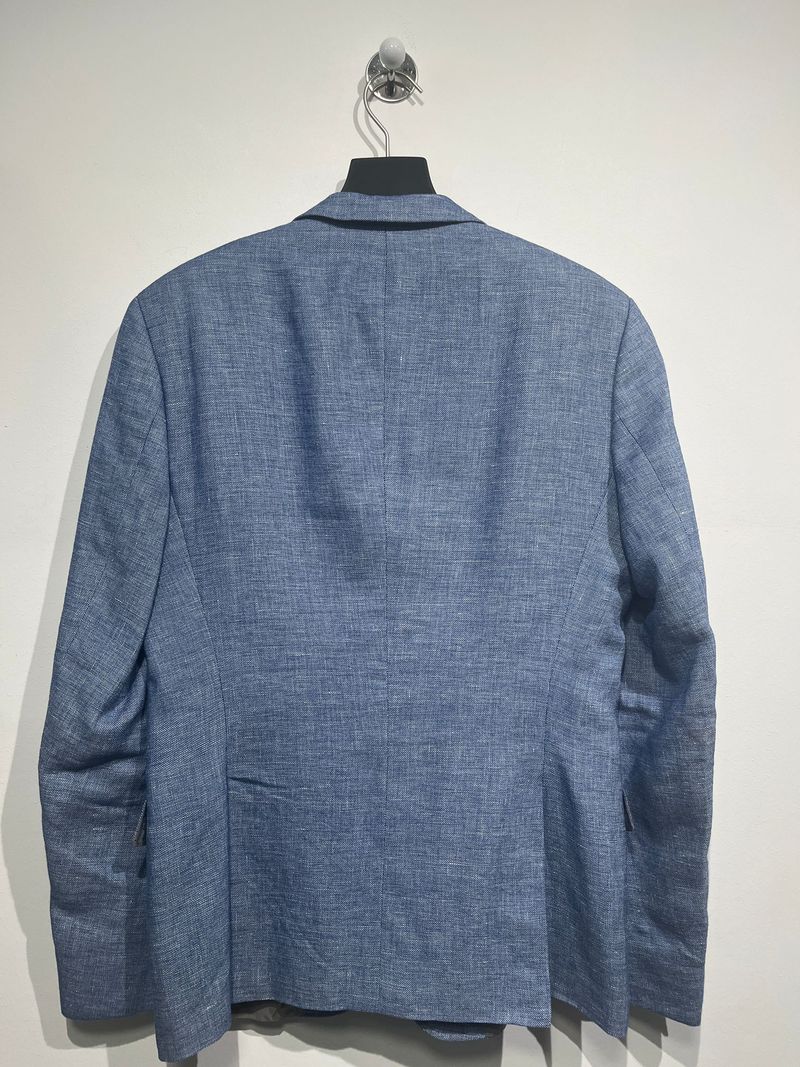 Blue Single Breasted Blazer