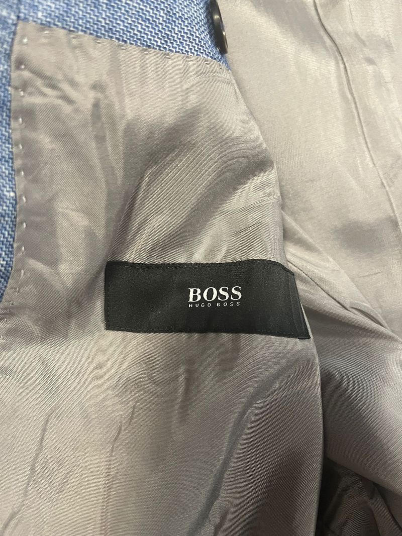 Blue Single Breasted Blazer