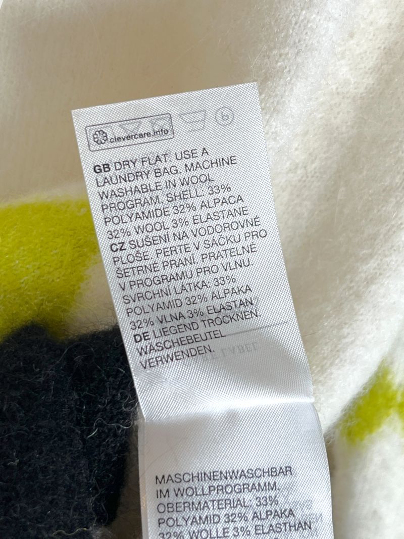 White Patterned Knit