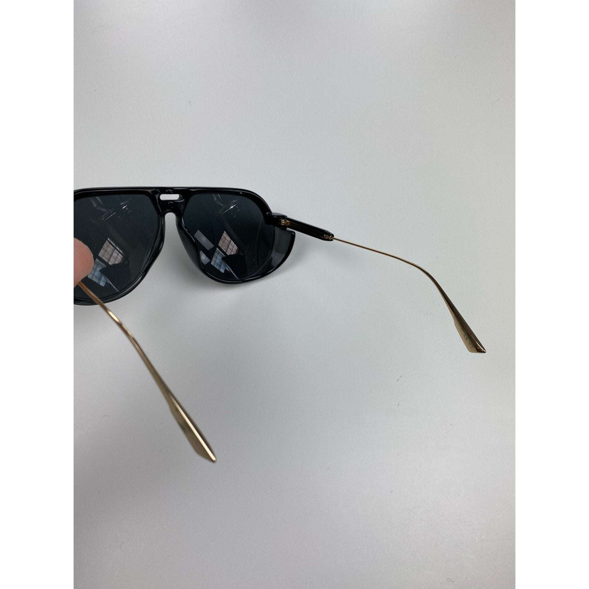 Black Aviator Sunglasses by Dior
