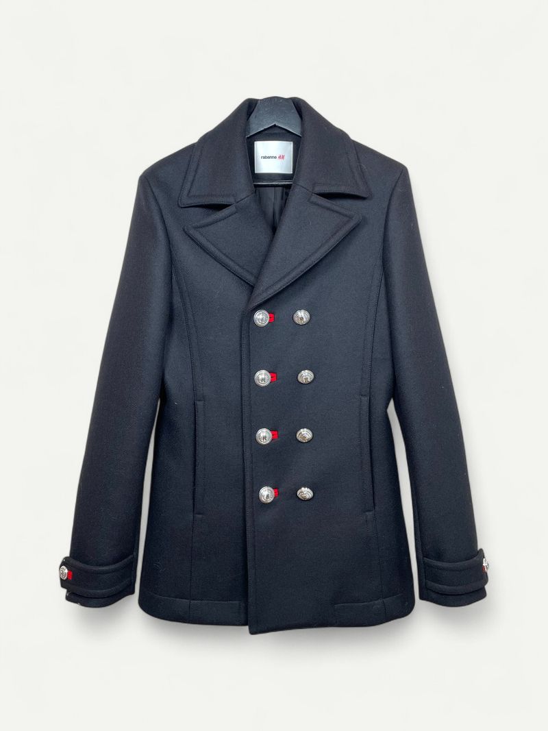 Dark Blue Peacoat by Rabanne x H&M