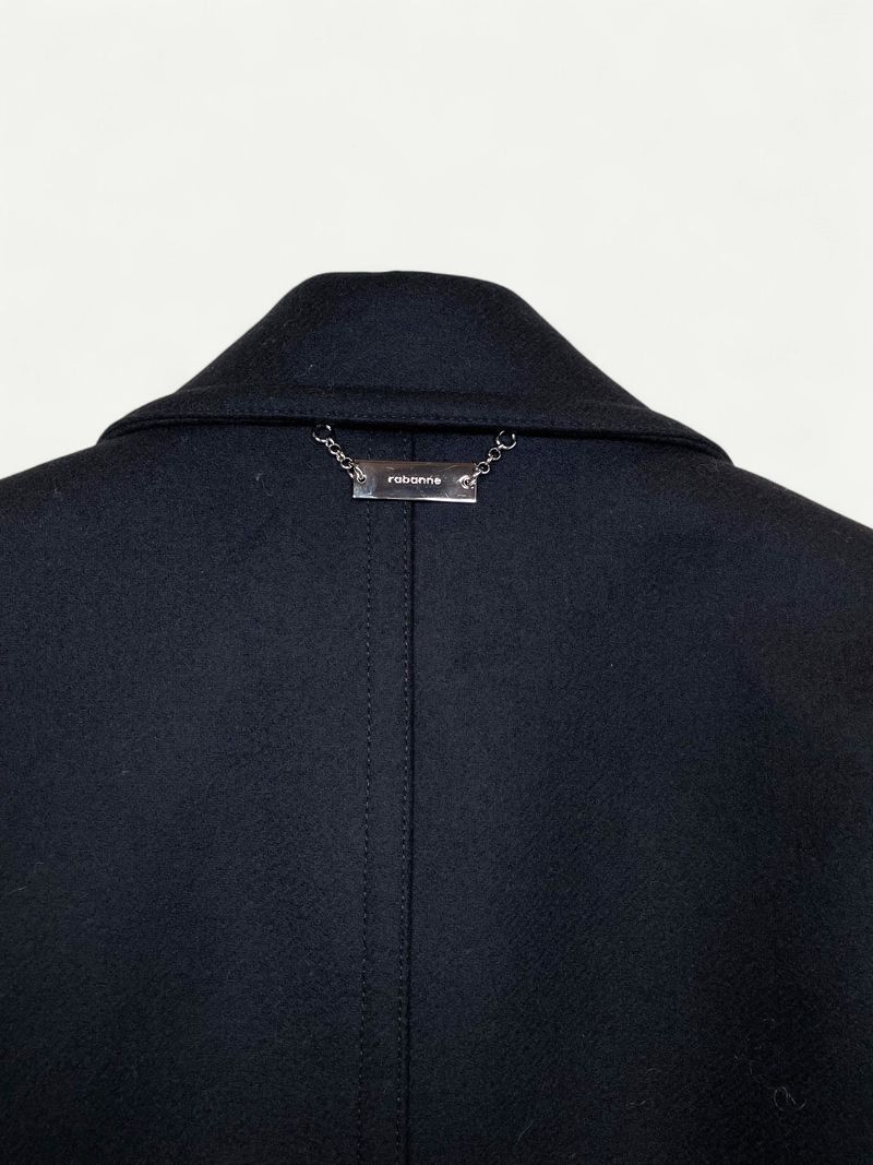 Dark Blue Peacoat by Rabanne x H&M