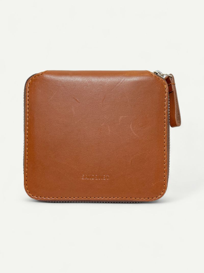 Brown Zip Wallet