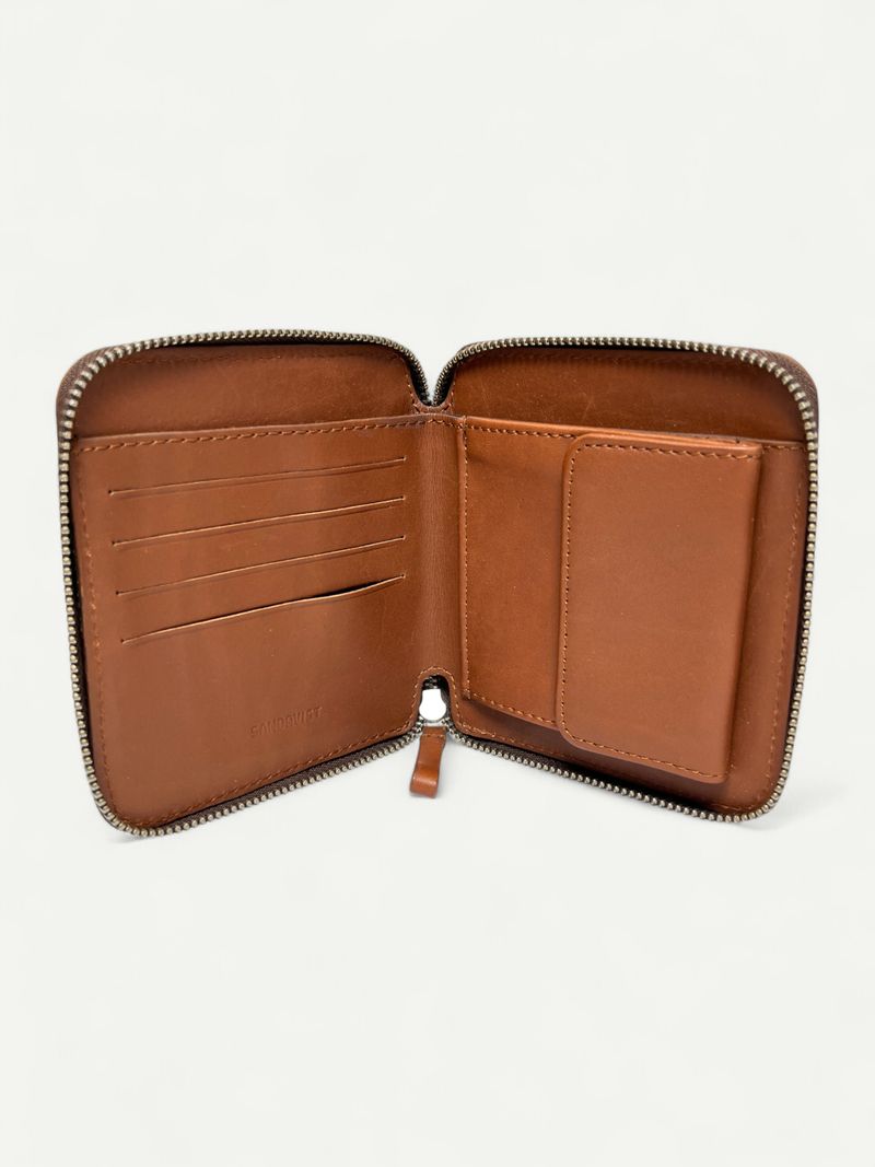 Brown Zip Wallet