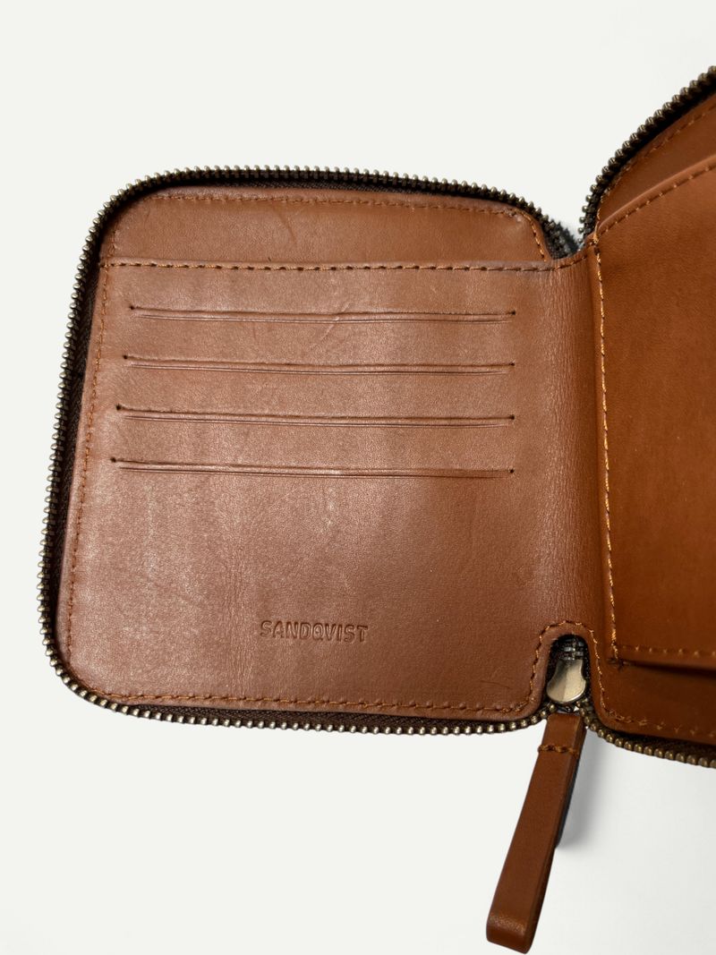 Brown Zip Wallet