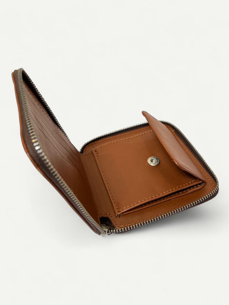 Brown Zip Wallet