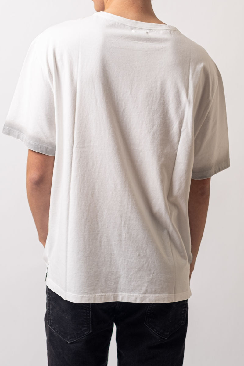 White Printed Short Sleeve T-Shirt