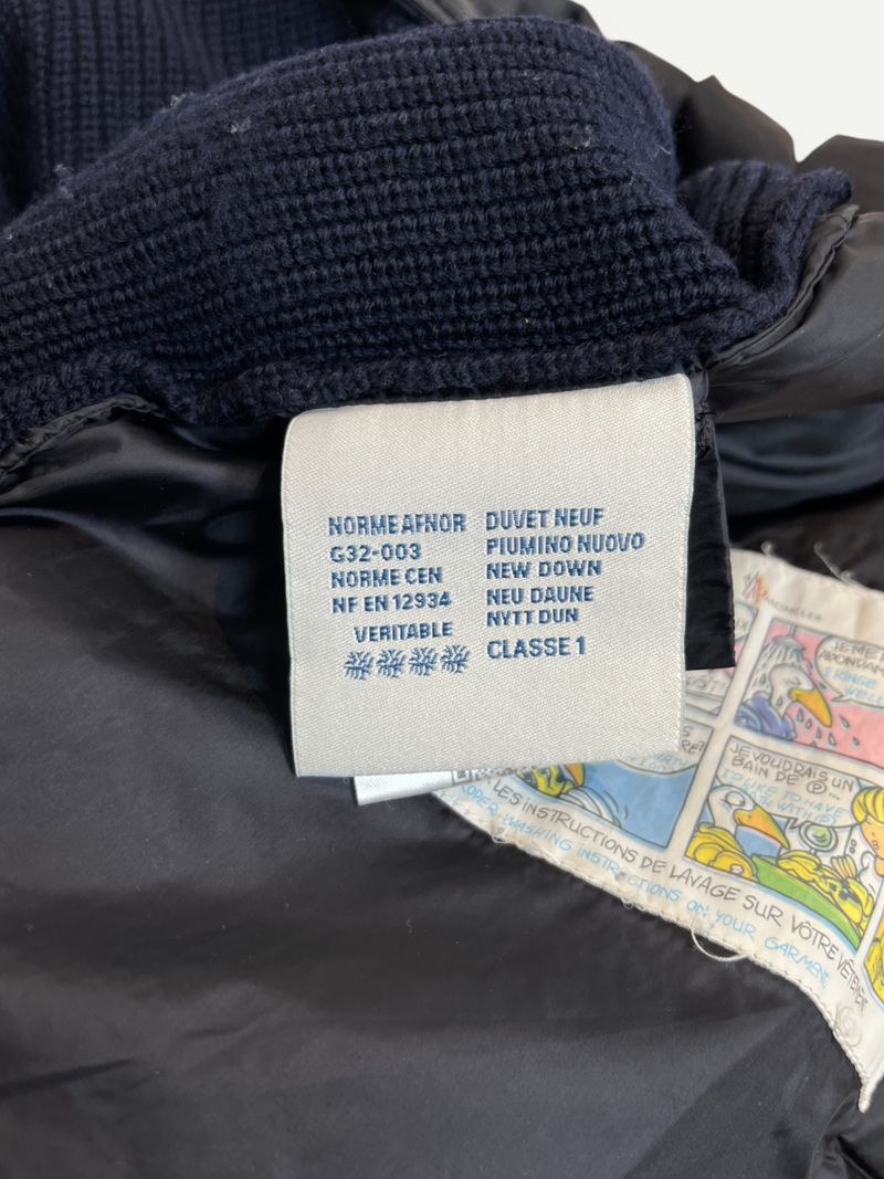 Dark Blue Maglione Tricot Cardigan