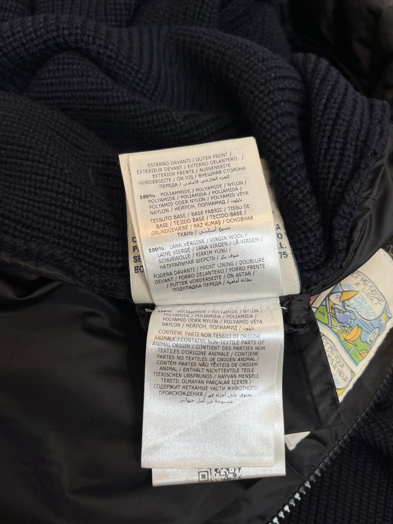 Dark Blue Maglione Tricot Cardigan