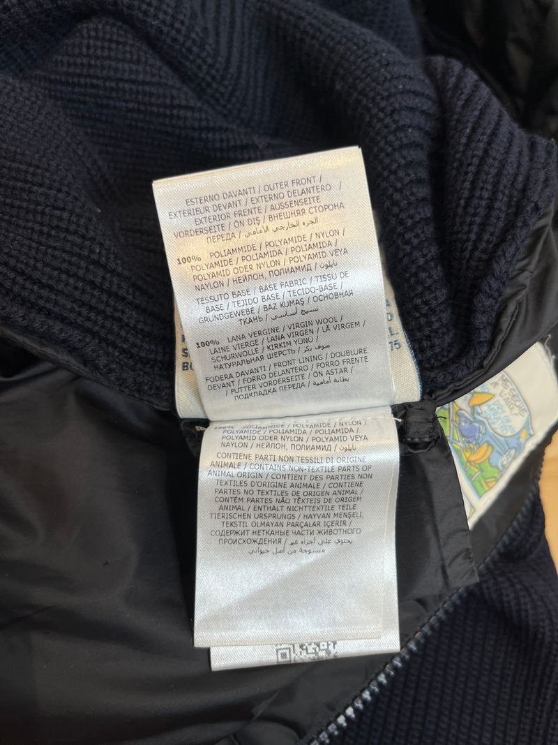 Dark Blue Maglione Tricot Cardigan