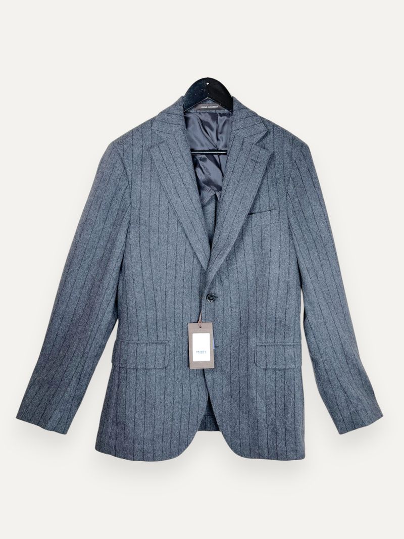 Egel Dark Grey Single Breasted Blazer