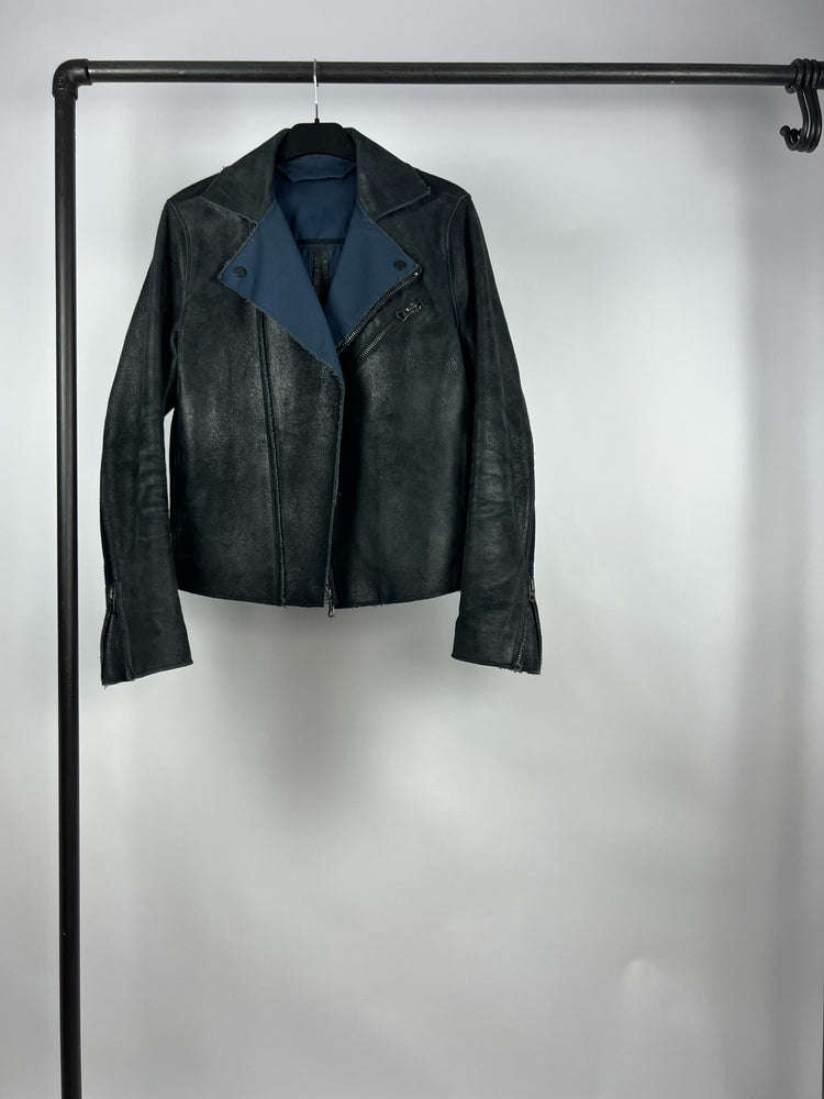Black Leather Jacket by Acne Studios