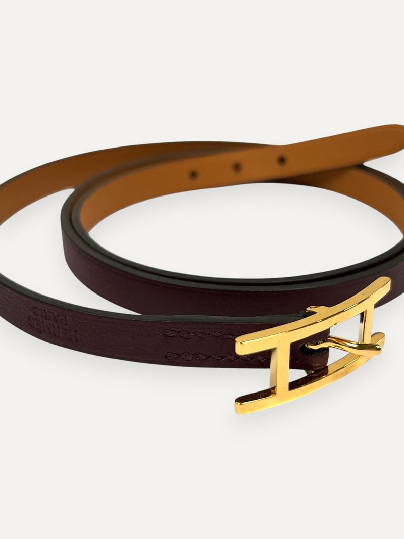 Be Hapi Double Tour Wrap Bracelet Burgundy