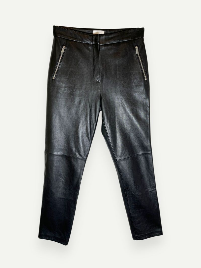 Black Leather Pant