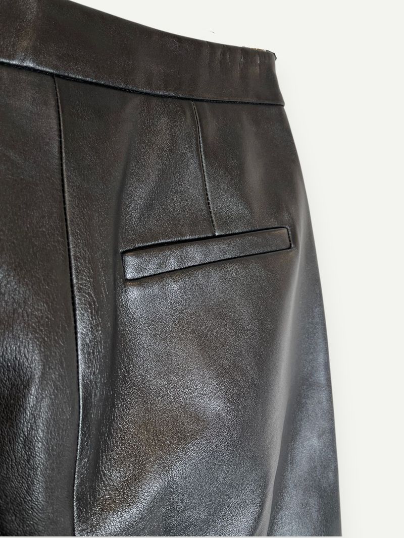 Black Leather Pant