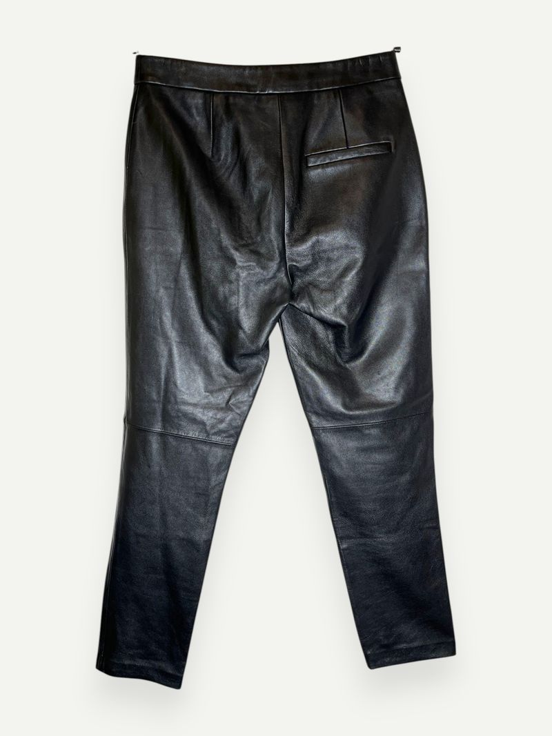 Black Leather Pant