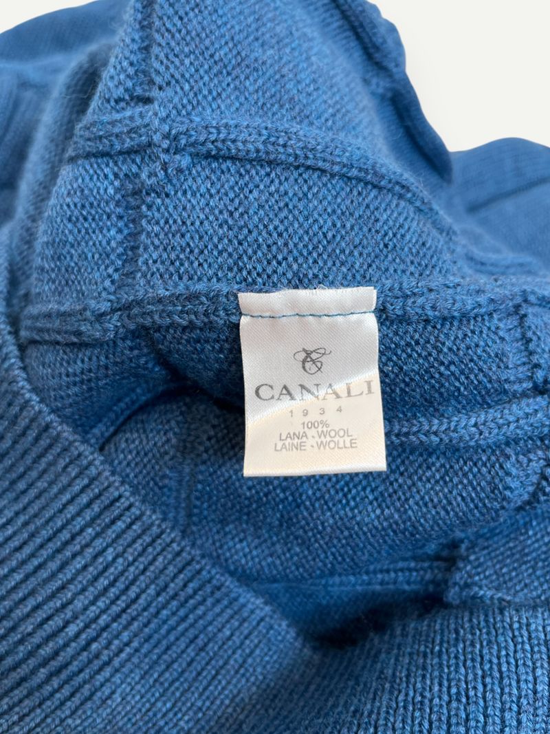 Blue Wool Knit