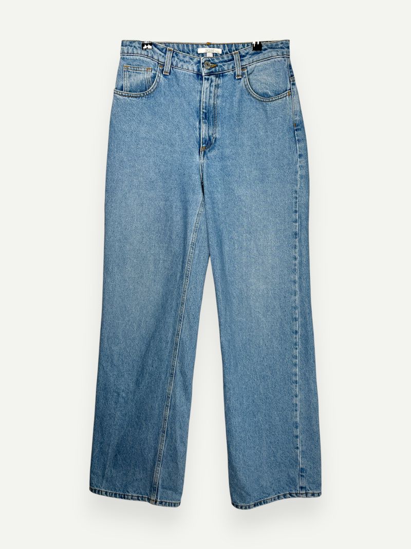 Blue Wide Leg Jeans
