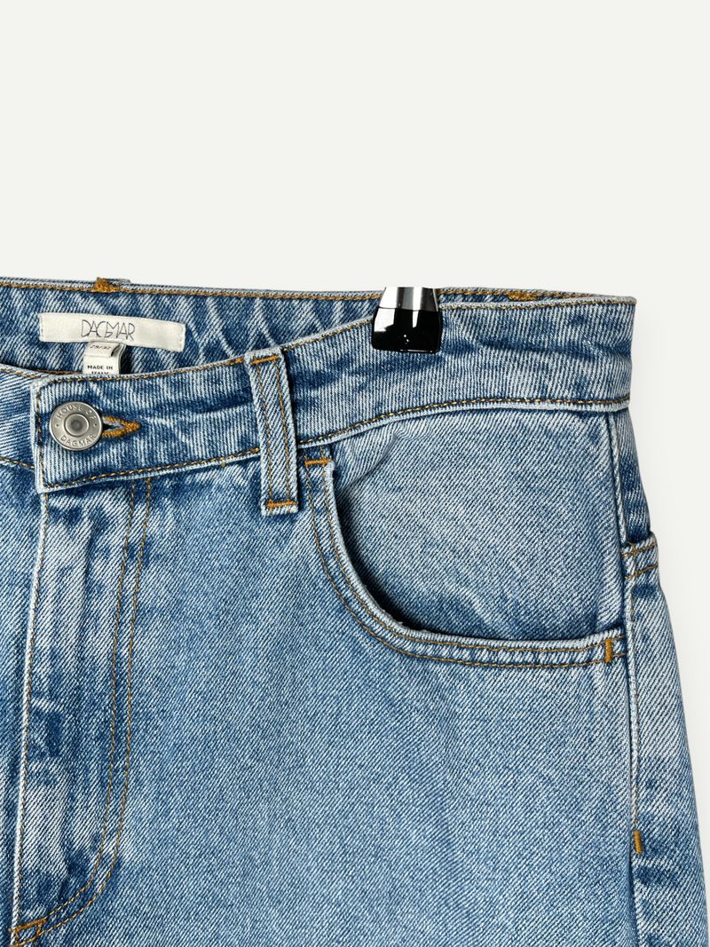 Blue Wide Leg Jeans