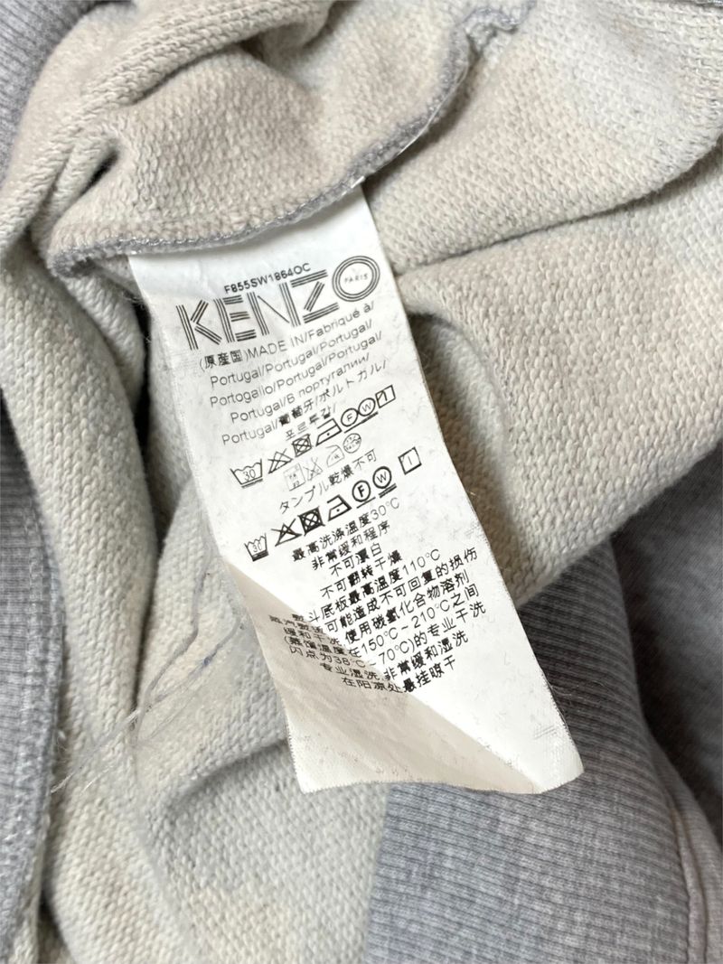 Grey Printed Crewneck