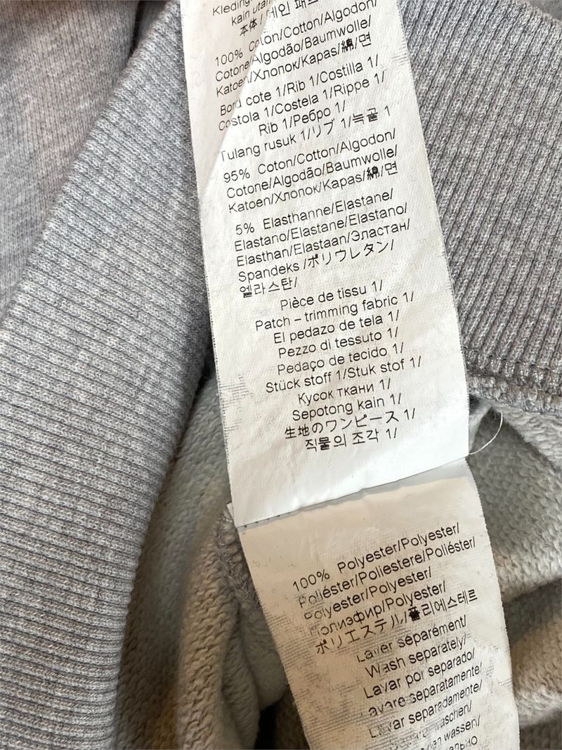 Grey Printed Crewneck