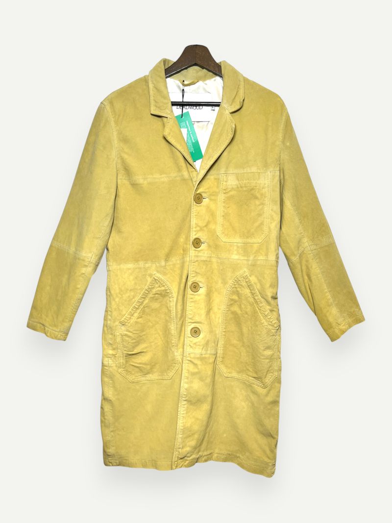 Yellow Leather Coat
