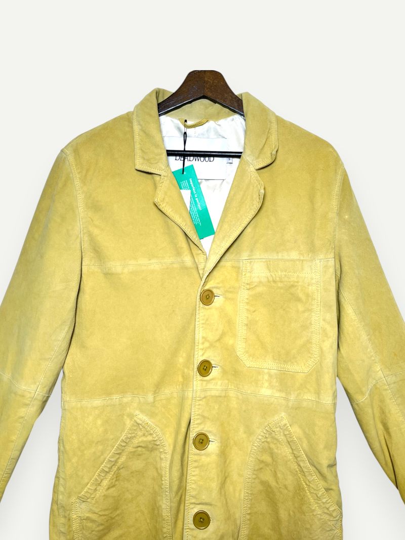 Yellow Leather Coat