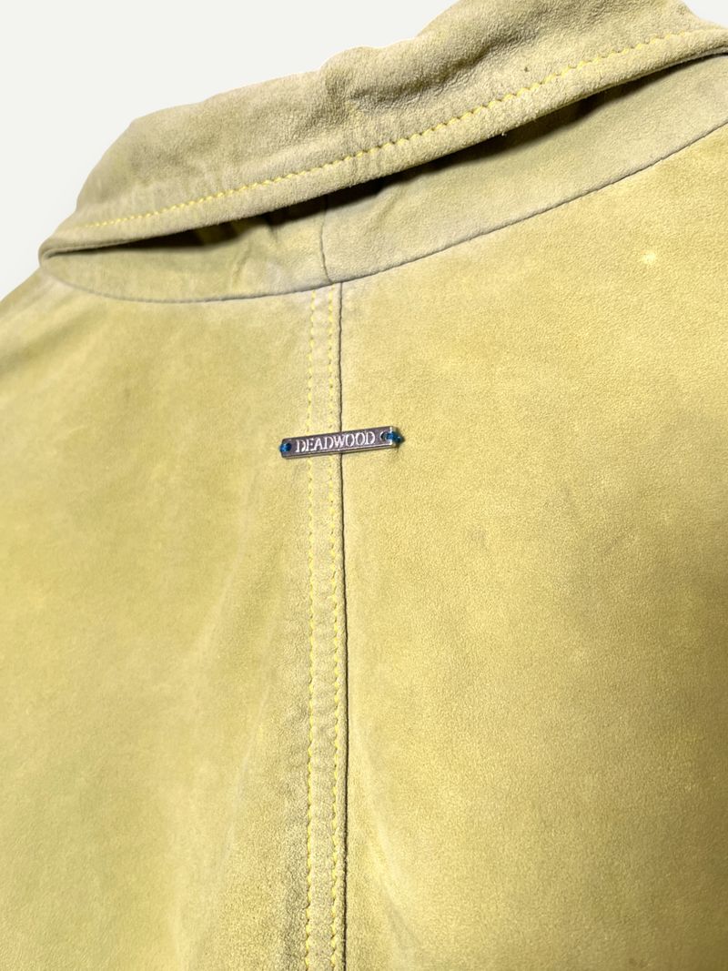 Yellow Leather Coat
