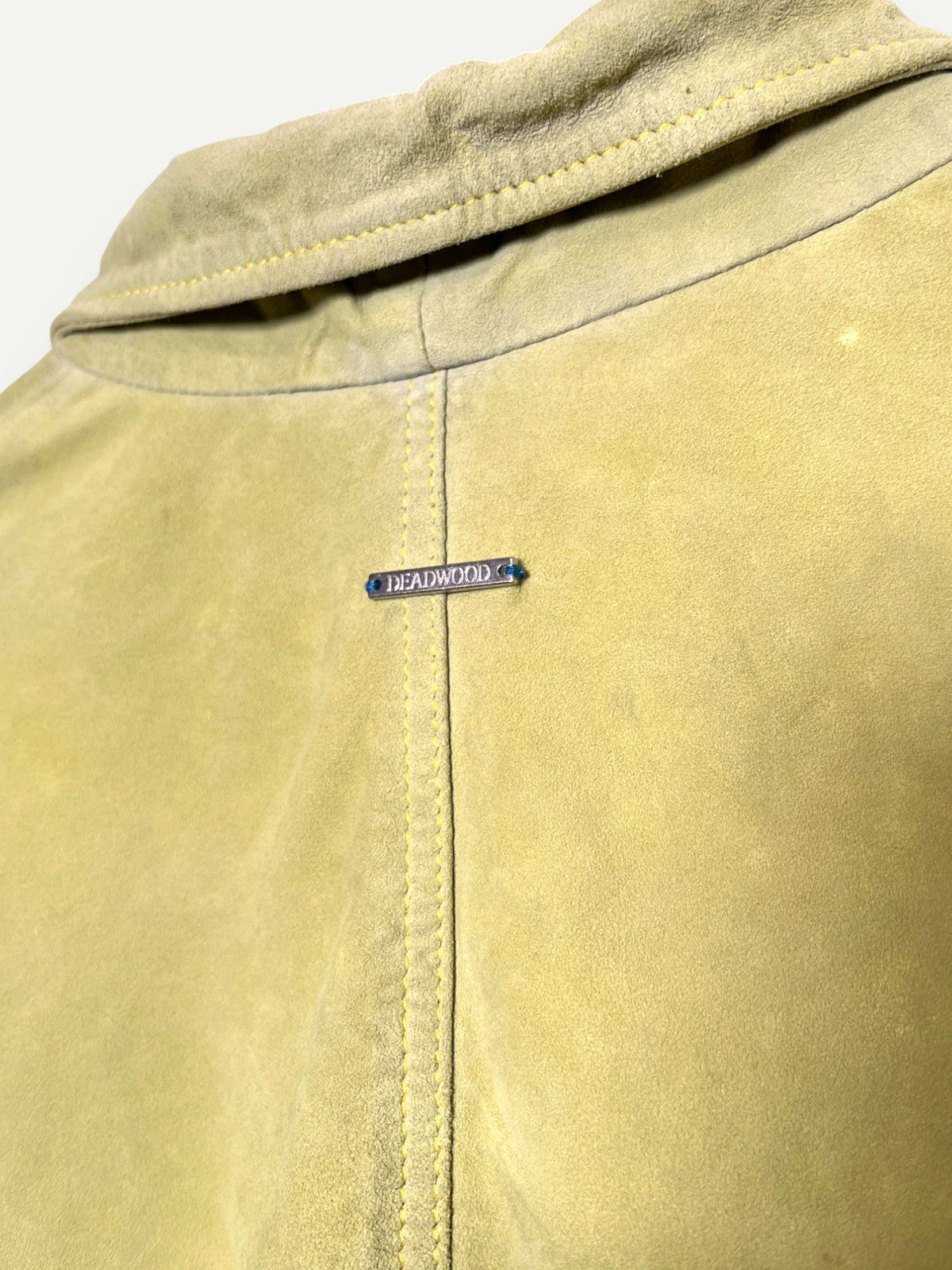 Yellow Leather Coat