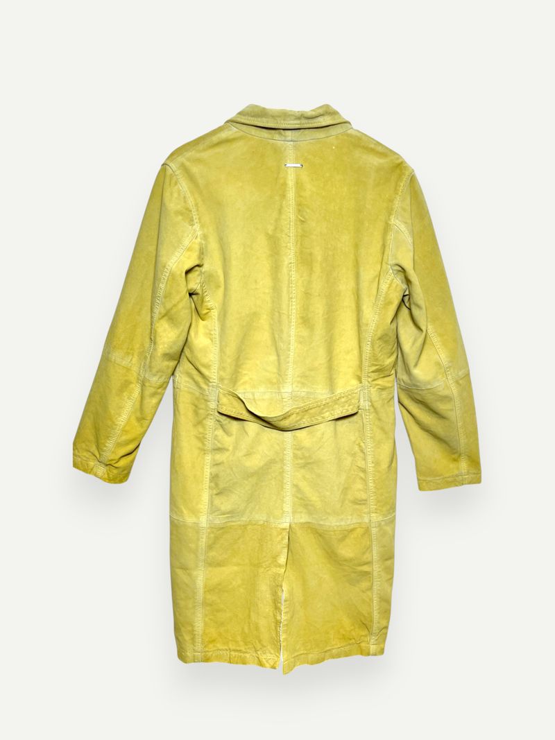 Yellow Leather Coat
