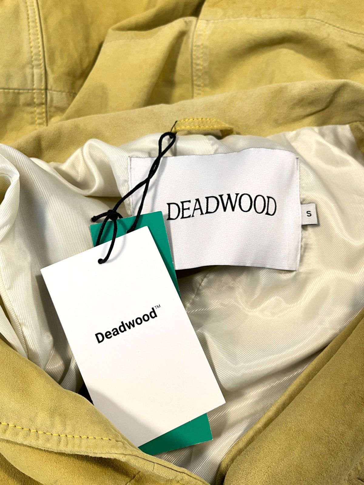 Yellow Leather Coat