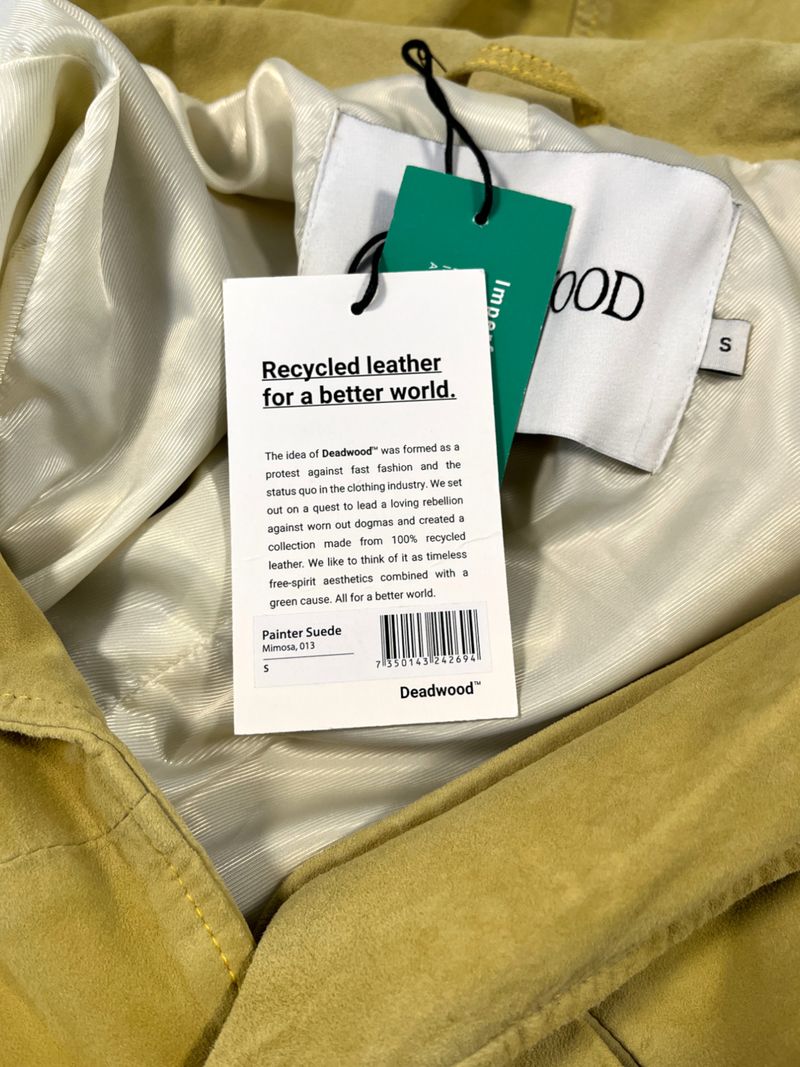 Yellow Leather Coat