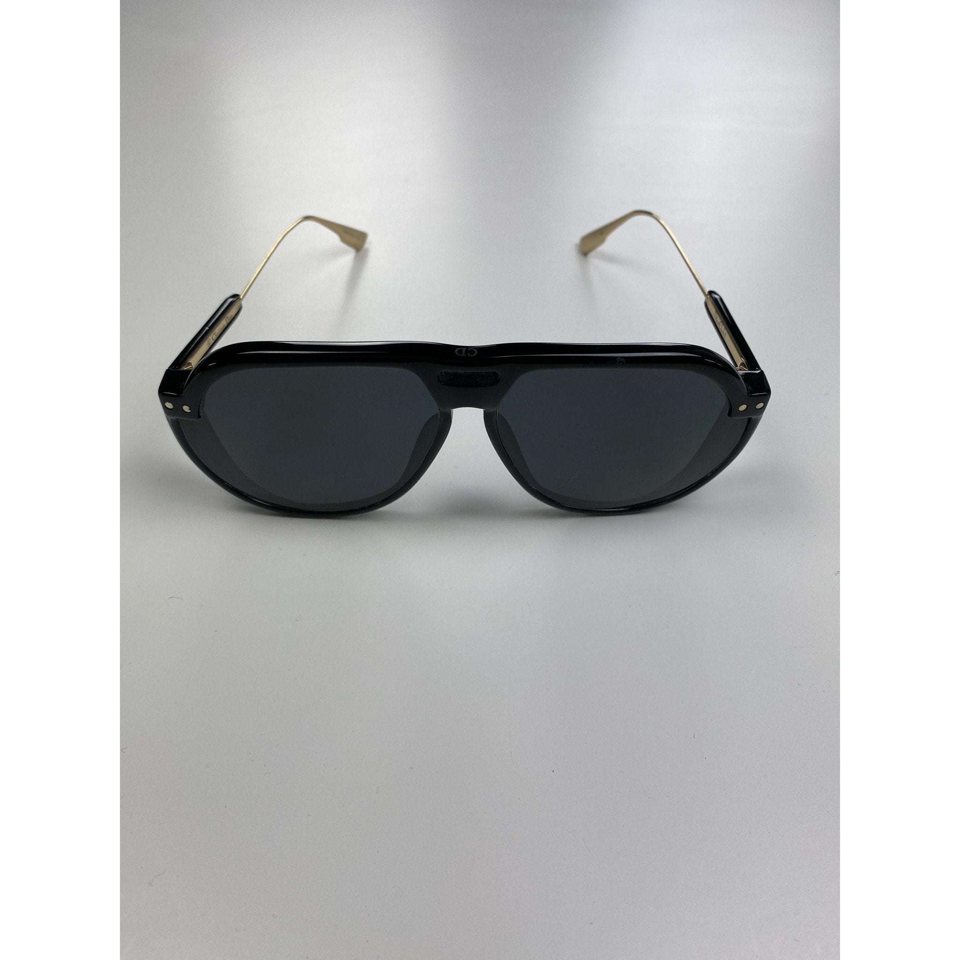 Black Aviator Sunglasses by Dior