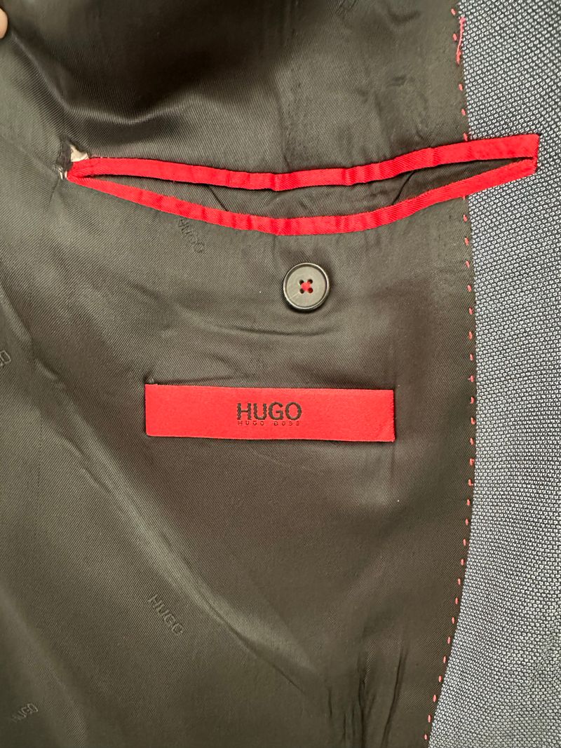 Dark Grey Single Breasted Blazer